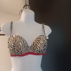 Intismissimi zebra print bra